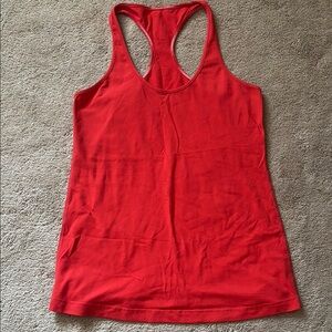 Lululemon Athletica Red Tank Top Racerback